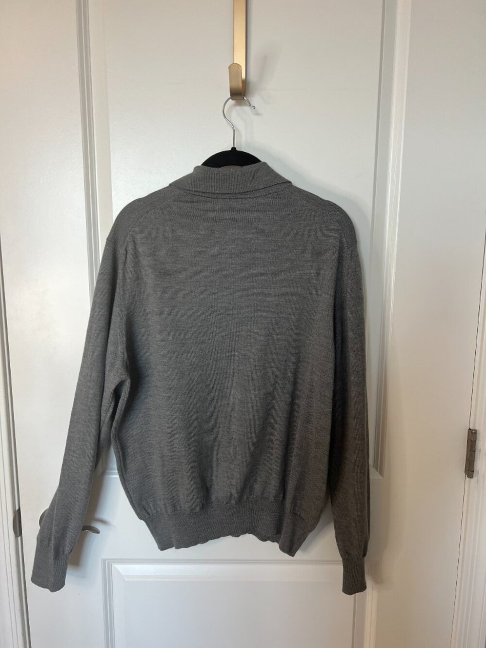 Gran Sasso Wool Cashmere Silk Crewneck Sweater XL - Picture 9 of 9